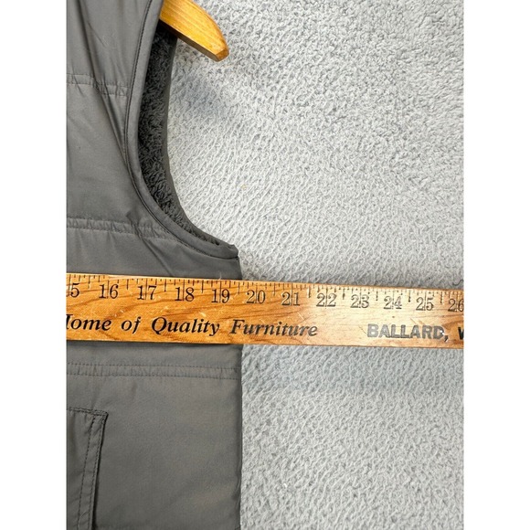Patagonia Los Gatos Vest, Grey Reversible Full Zip Hoodie - MEDIUM - Picture 12 of 14